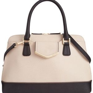 Calvin Klein Saffiano Leather Satchel